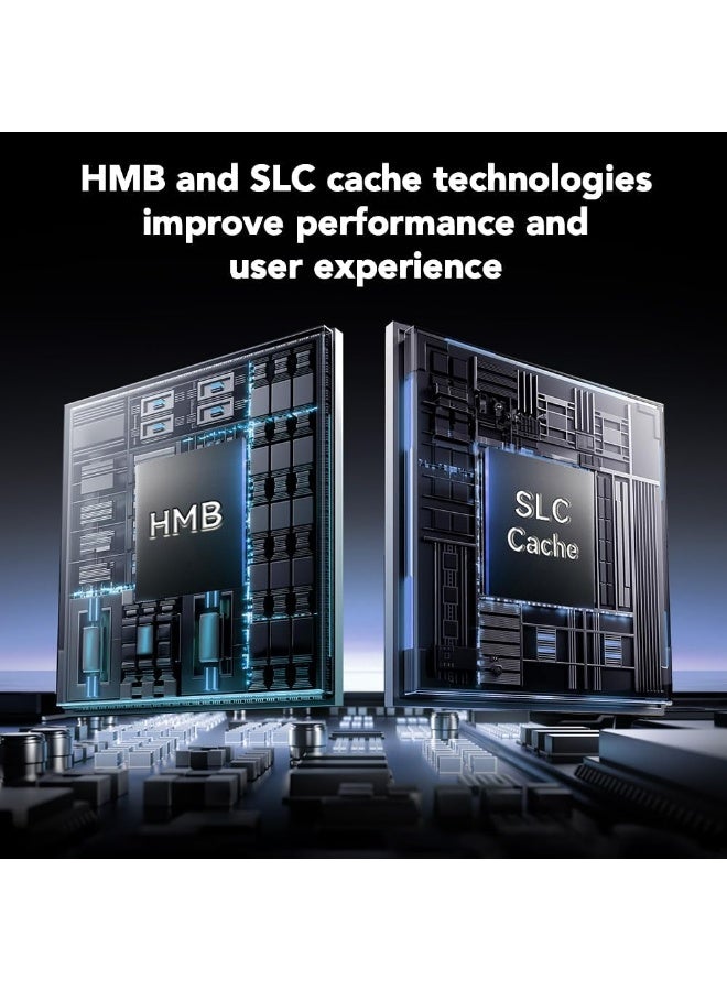 ليكسار 2 تيرابايت PCIe Gen 4X4 M.2 NVMe عالي السرعة، يصل إلى 7000 ميجابايت/ثانية للقراءة و5000 ميجابايت/ثانية للكتابة متوافق مع PS5 - Image 4