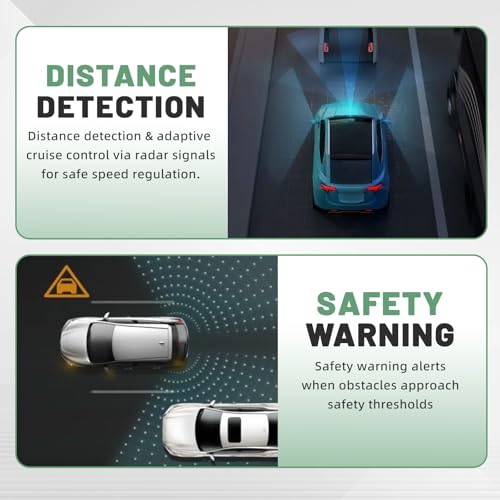 VORGENS Cruise Control Distance Radar Sensor with Bracket Fits for Nissan Sentra 2017 2018 2019 1.6L/1.8L - Replace 28438-5UD0A 284385UD0A Automotive Cruise Distance Radar Sensor - Image 3