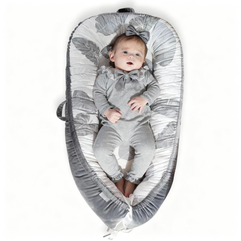 EAQ Baby Lounger, Infant Lounger for Newborn,Portable Baby Nest Cover Breathable & Soft, Newborn Essentials - Image 1