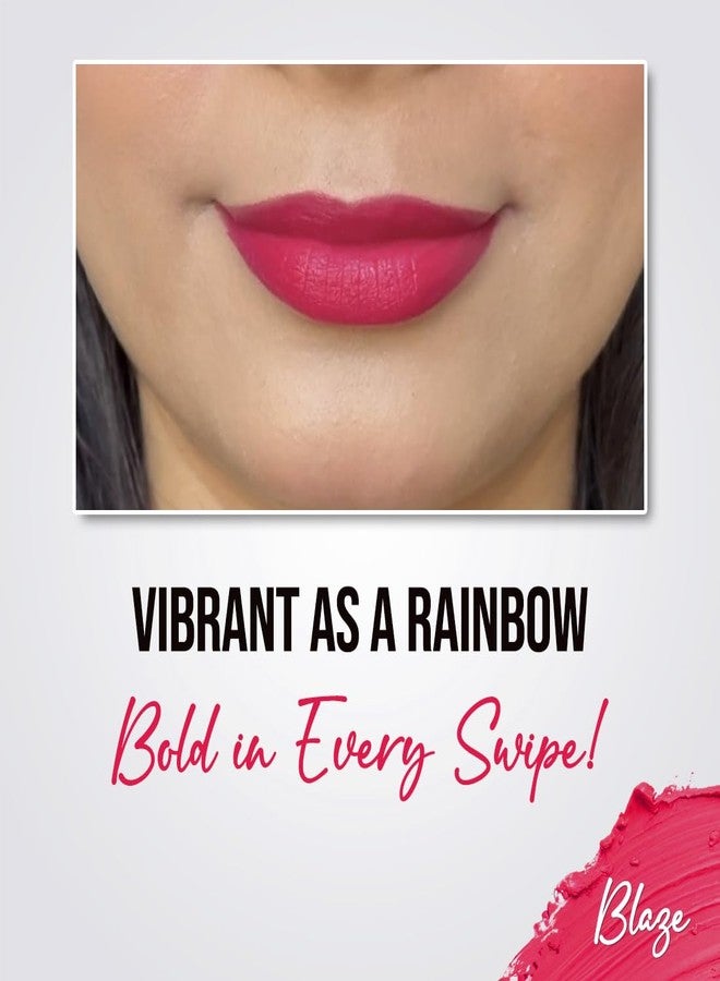 Coloressence Hydra Matte Lip Crayon Lipstick, Blaze, 1gm | Long Lasting | Matte Finish | Hydrating Formula | Smudgeproof | Sweatproof | Rich Coverage - Image 1