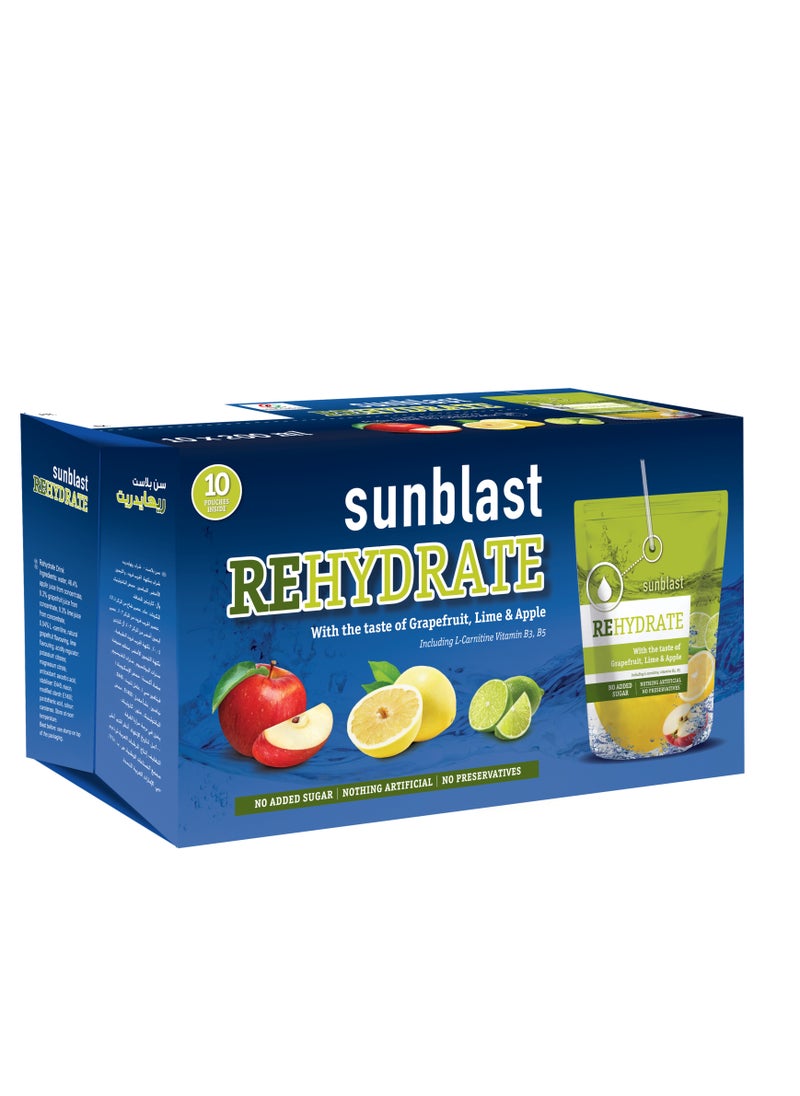 Sun Blast - Rehydrate Grapefruit Lime and Apple Drink - Image 1