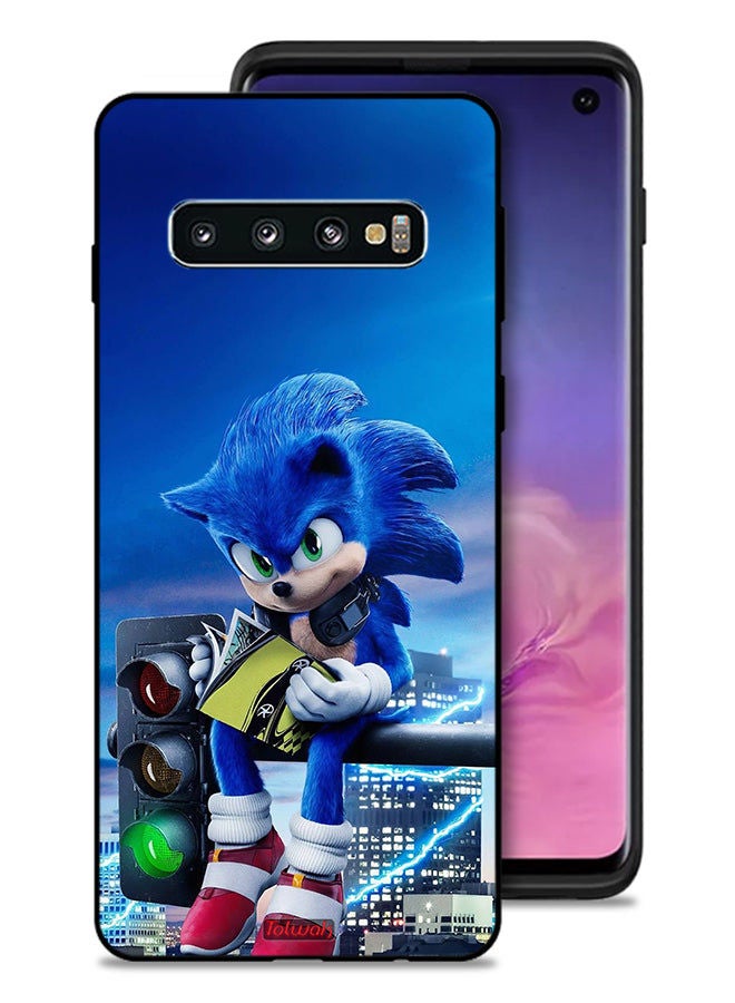 Tolwak Samsung Galaxy S10 4G Protective Case Cover Sonic Reading - Image 1