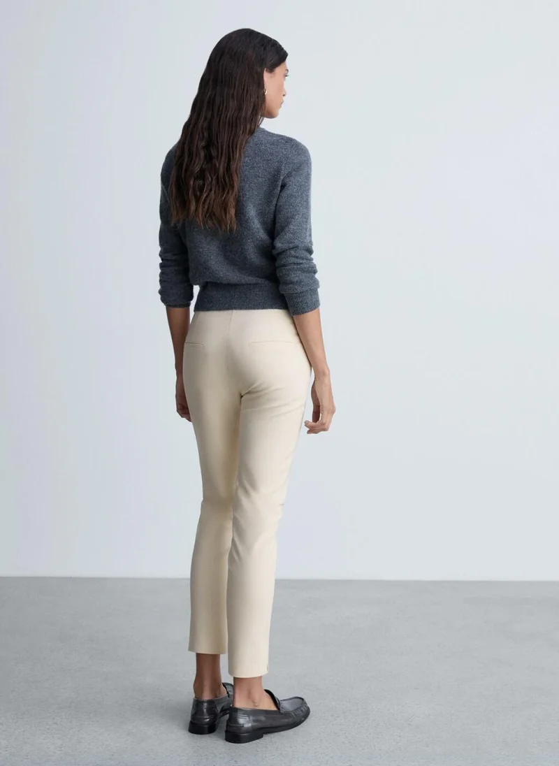 مانجو Crop skinny trousers