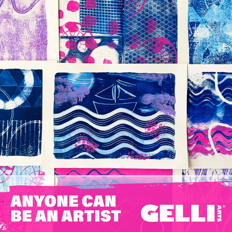 Gelli Arts Gel Printing Plate - 8" X 10" Gel Plate, Reusable Gel Printing Plate, Printmaking Gelli Plate for Art, Clear Gel Monoprinting Plate, Gel Plate Printing for Arts and Crafts - Image 3