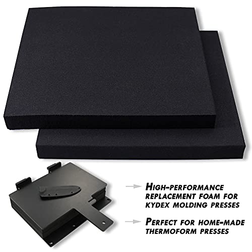 Holstex Thermoform Molding Foam Brand - Maxx Form - USA Made - (8in x 12in x 1in) - (2 Pack) - for KYDEX, Boltaron, ABS Plastic Sheet Molding - Image 4