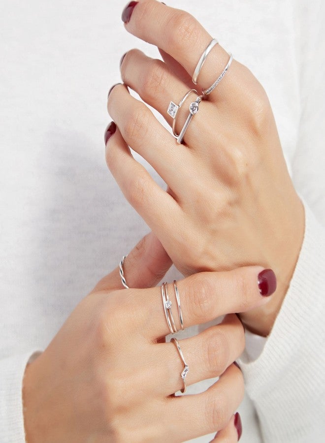 Silpada 'Crystal Healing' Cubic Zirconia Ring in Sterling Silver, Size 8, Size 8 - Image 5