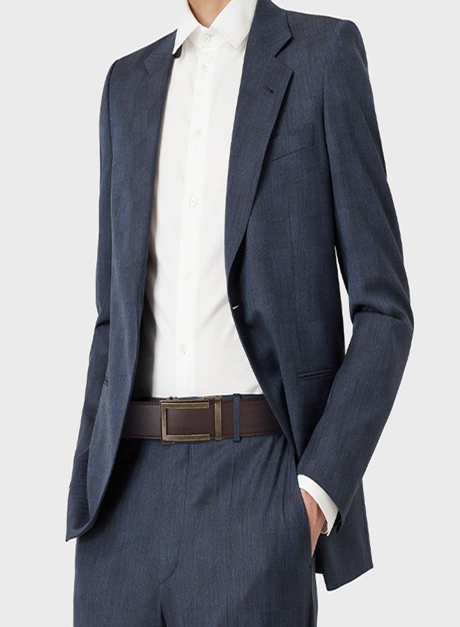 سينديفن حزام رجالي من الجلد من SENDEFN، عرضه 1 3/8 بوصة، مزود بإبزيم قابل للتعديل، يأتي مع علبة هدايا أنيقة. - Image 2