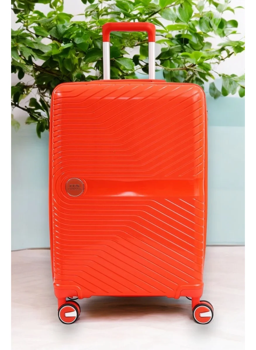 Başkent Çanta ÇÇS Orange Suitcase Large TSA Encrypted