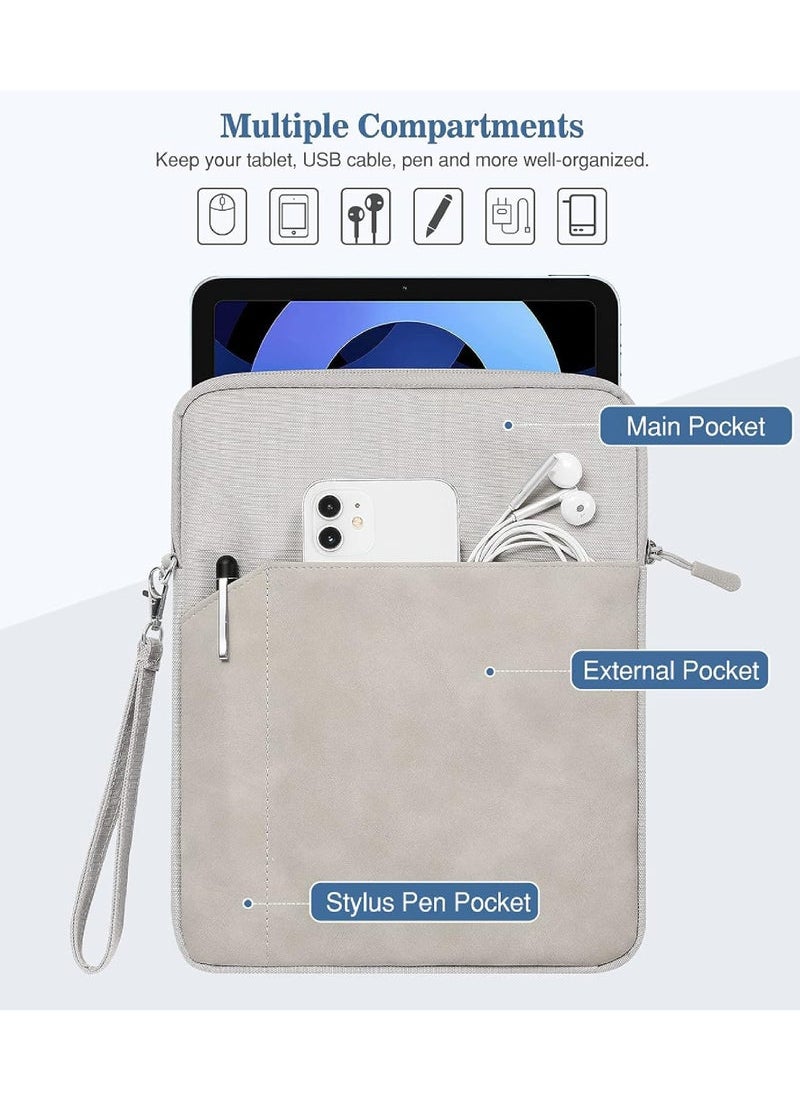 Generic Inch Tablet Sleeve Bag Carrying Case for iPad Pro 11 2021-2018 iPad Air 5/4 10.9 iPad 10.2 Galaxy Tab A8 10.5/Tab S8 11 Surface Go 2/1 Protective Bag with Pocket  - Image 4