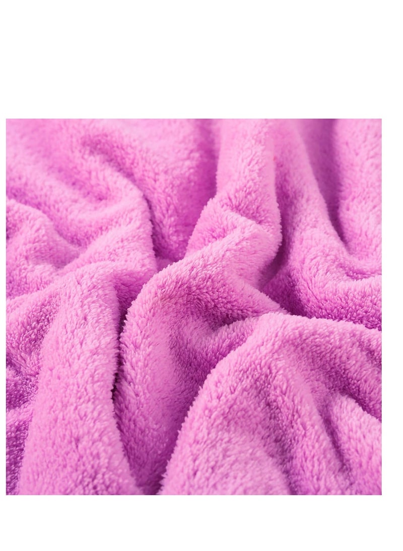 منشفة استحمام نسائية، منشفة لتغليف الاستحمام، رداء استحمام من القماش الوافل، مع إغلاق قابل للتعديل، سريعة الجفاف وخفيفة الوزن، مناسبة للسبا والاستحمام وصالة الألعاب الرياضية، المقاس XL-XXL/130IBS-175IBS (بنفسجي فاتح) - Image 3