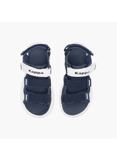 Boys' Logo Detail Floaters with Hook and Loop Closure