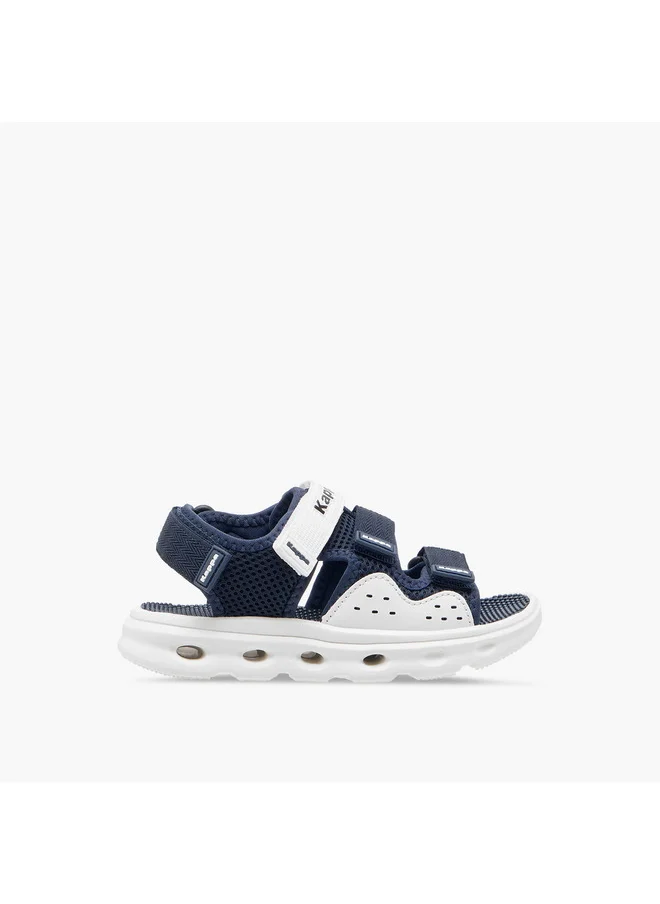 Kappa Boys' Logo Detail Floaters with Hook and Loop Closure