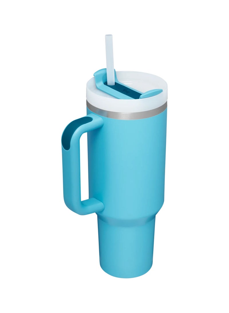 Stanley cup H2.0 Stainless Steel with Lid and Straw for Water Iced Tea,Coffee and Smoothie,Pool ,40 oz