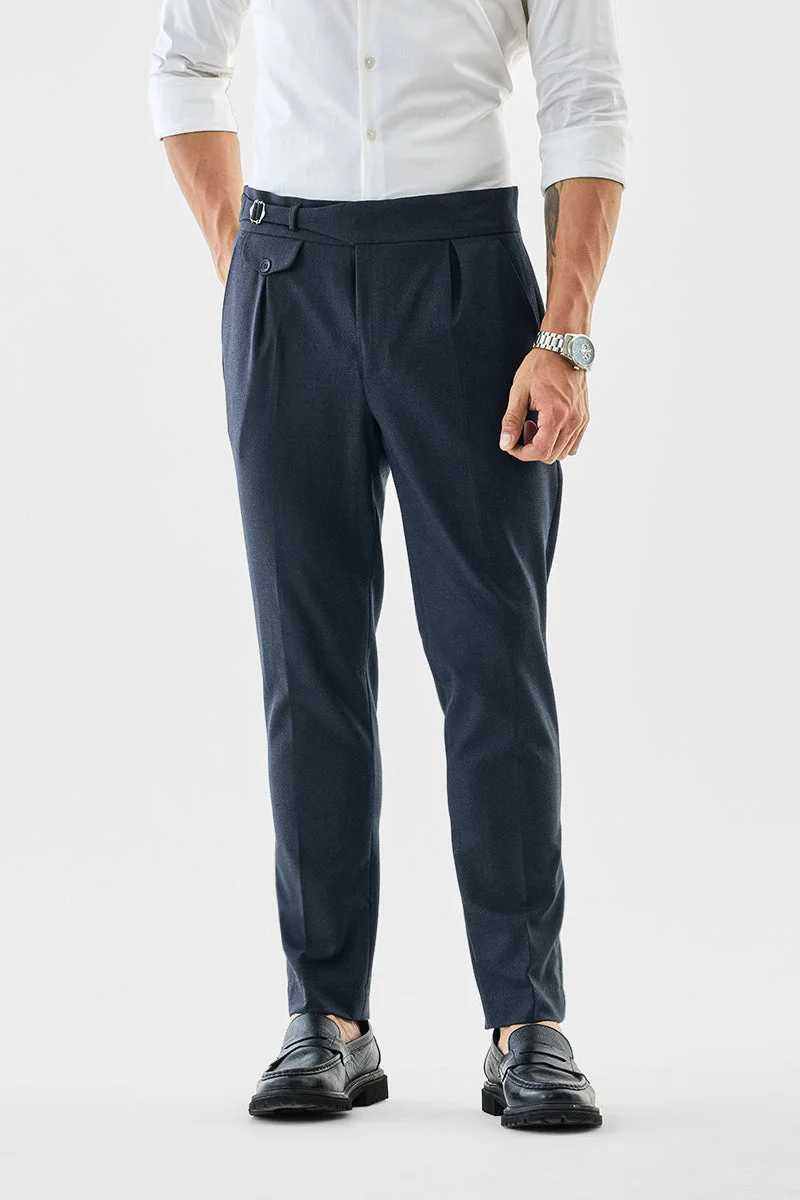 SNITCH Slim Fit Stretch Gurkha Trousers