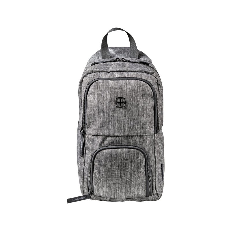 WENGER, Console Cross Body Lifestyle Bag, 8 Liters Charcoal Heather Swiss Designed-Blend of Style and Function, 605029 - Image 5