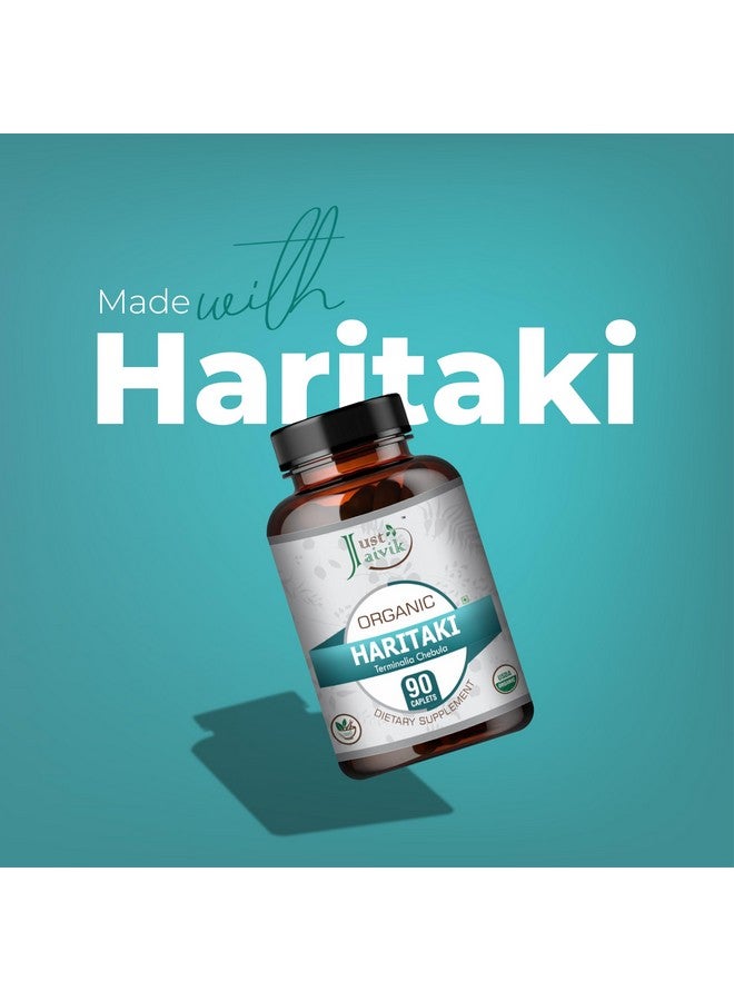 Just Jaivik Just Jaivik Organic Haritaki (Terminalia Chebula) - 750mg (90 Tablets) | Dietary Supplements for Detoxification & Rejuvenation for Vata - Image 4