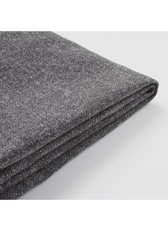 Cover For 3-Seat Sofa, With Chaise Longue/Gunnared Dark Grey