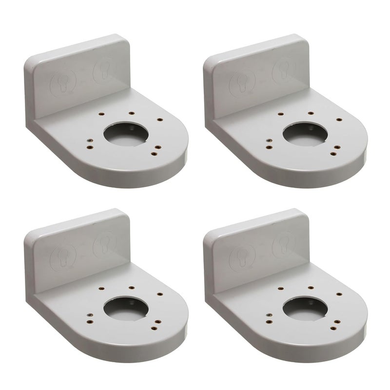 MX Camera Stand for CCTV Dome Cameras 4" Size for Indoor or Outdoor Wall Mount Bracket (Pack of 4_Grey, S-001) - Image 1