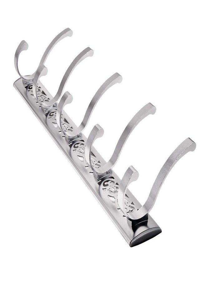 Lavnik Stainless Steel Wall Door Mounted Hanger, Towel Holder for Wash Basin/Towel Rod/Napkin Dispenser Bathroom Storage Holders, Bath Clothes Rack Hook - Image 1