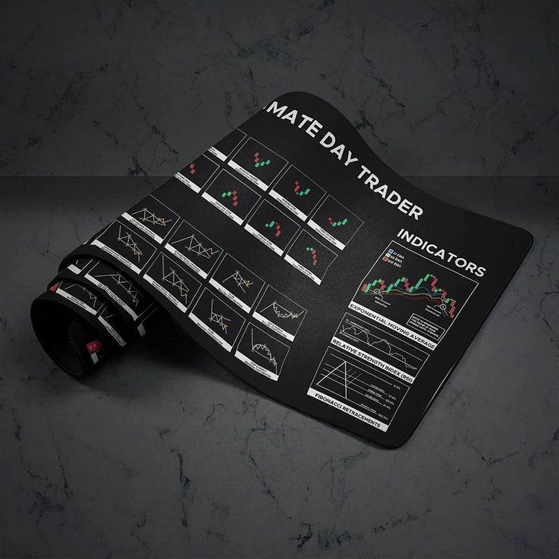 Designfullprint Stock Market Day Trader Gift Crypto Gift Trader Investor Gift Mouse Mat Large Gaming Pad for Mouse and Keyboard Mouse Mat Pad QDH - Image 3