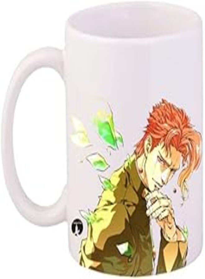 RYN PRINTED Design Jojo's Bizarre Mug White Orange Green 11ounce