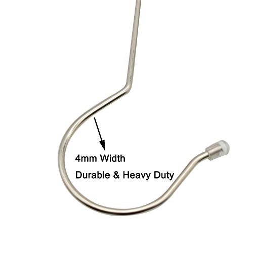 Maydahui 5 PCS Extra Long 16 inch S Shaped Hooks Stainless Steel Large Size Silver Hanger for Bird Feeder Plant Hanger Tree Branch Hook Clothes Outdoor Lights - Image 3