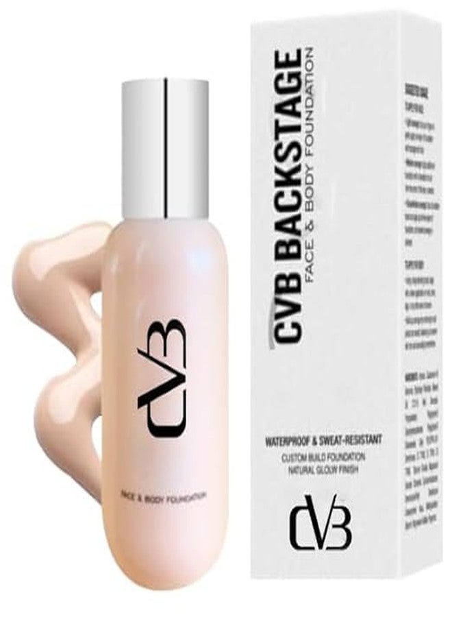 CVB Backstage Face & Body Foundation Waterproof & Sweet-Resistant 55ml, C-01 - Image 2