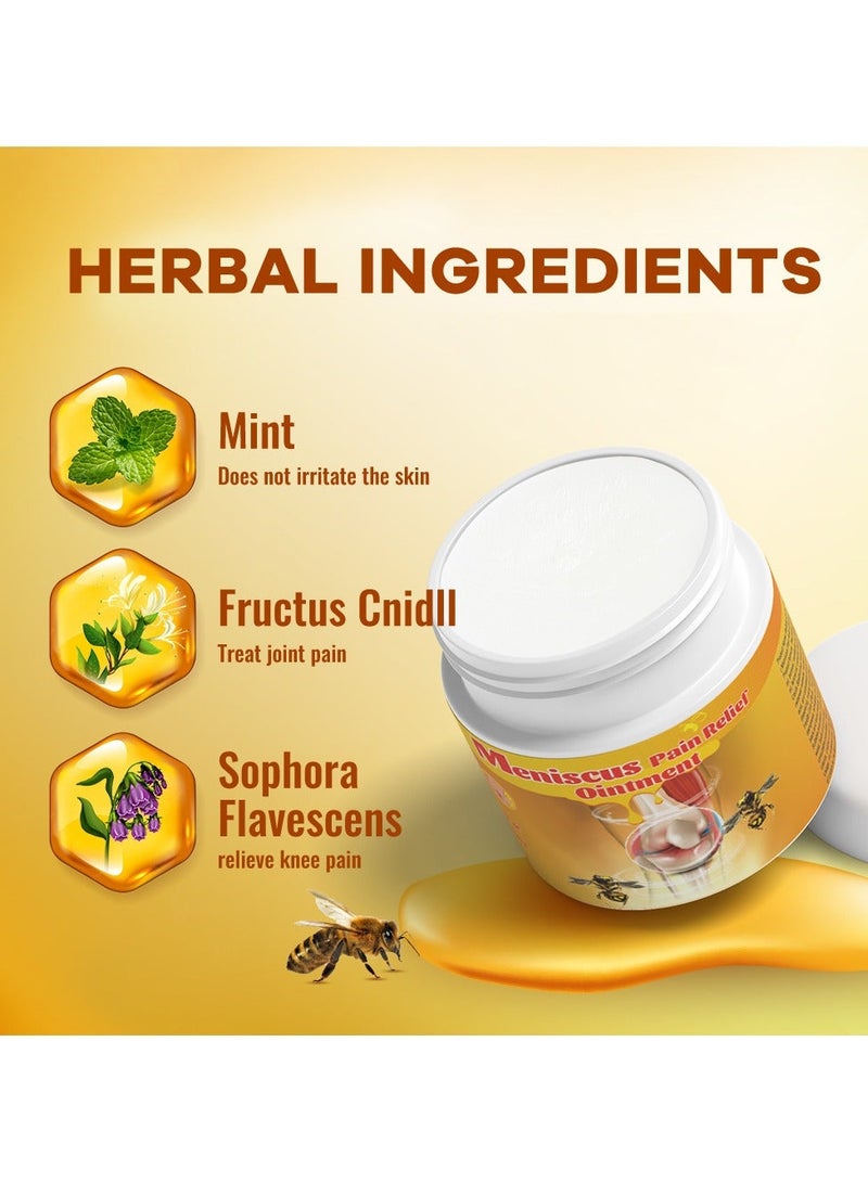 Sumifun 3-PACK Meniscus Pain Relief Ointment - Relieve pain in neck, shoulders, back, hips, joints, muscles, knees and feet 20g*3 - Image 3