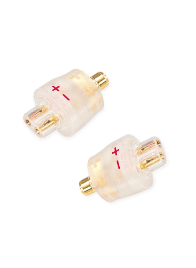Generic - Okcsc MMCX Male To 0.78MM Female Pin Conversion Plug Shure To QDC Integrated Earphone Cable Pin-Color:MMCX Revolution 0.78 0.75 Female Transparent - Image 1