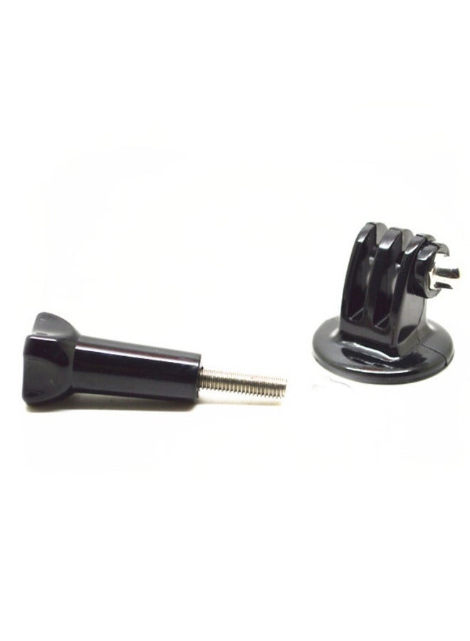 Generic Universal Accessories For Sports Cameras J-type Adapter Base Adapter Long Screw Integrated Base Selfie Five-finger Ring-Color:Long And Short Arms In The Same Direction  - Image 3