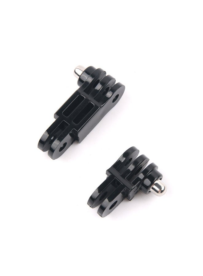 Generic Universal Accessories For Sports Cameras J-type Adapter Base Adapter Long Screw Integrated Base Selfie Five-finger Ring-Color:Long And Short Arms In The Same Direction  - Image 1