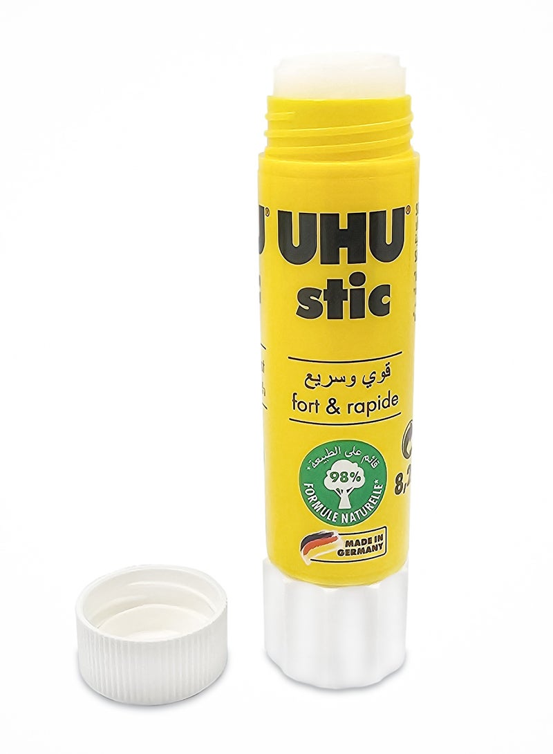 UHU STIC, The Proven Glue Stick - Glues strongly, quickly and permanently, without solvent, 8.2g, Set of 3, White - Image 4