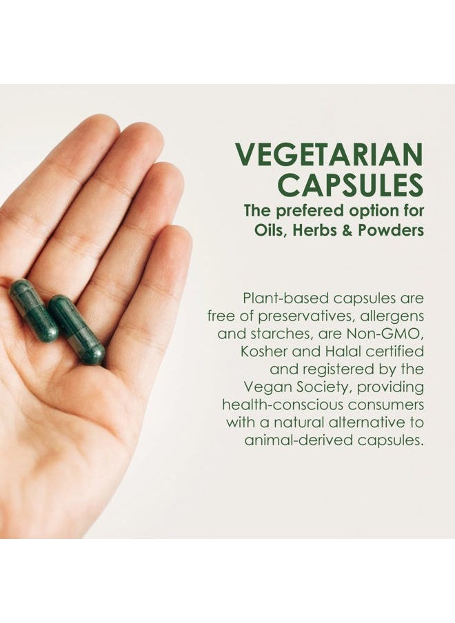 Capsuline Size 0 - Clear Empty Vegan Capsules - 1000 Count - Empty Veggie Pill Capsules - DIY Vegetable Capsule Filling - Empty Caps - Kosher and Halal Certified - Non-GMO Certified  - Image 3