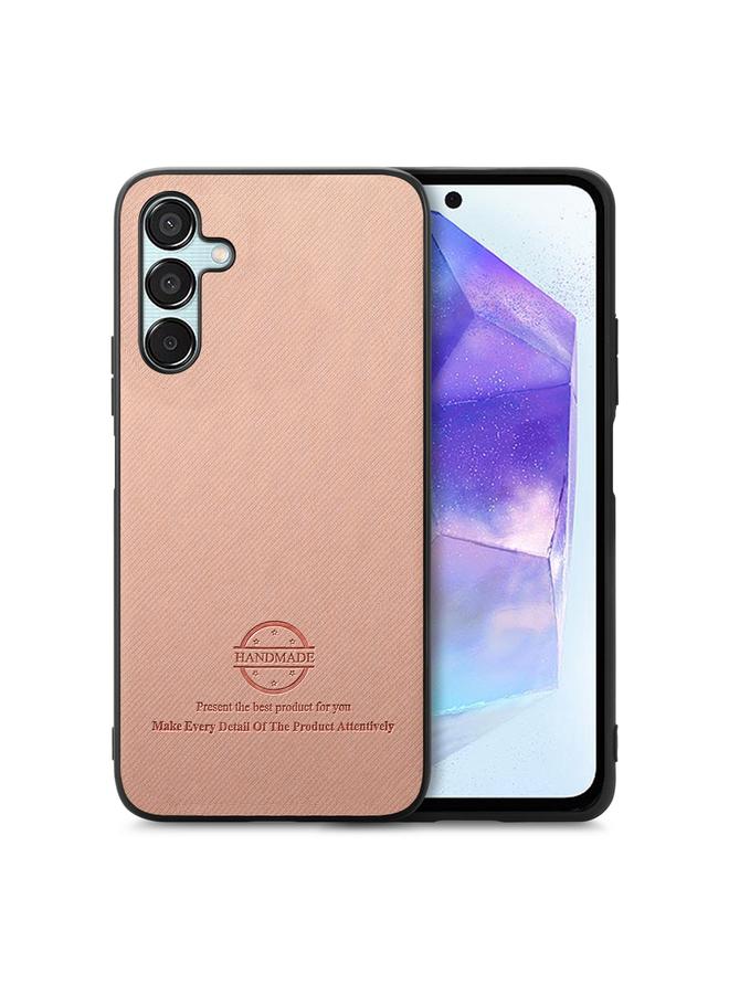S-TOP Case For Samsung Galaxy A55 5G Twill Fabric Leather Skin Back Phone Case - Image 1