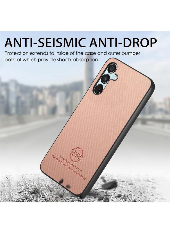 S-TOP Case For Samsung Galaxy A55 5G Twill Fabric Leather Skin Back Phone Case - Image 4