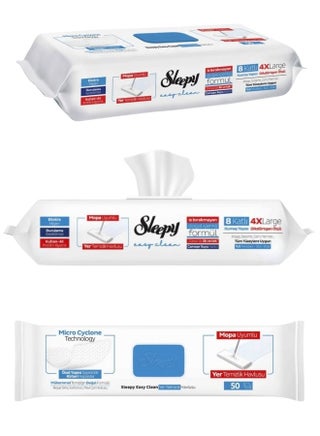 Mop Compatible Multi-Surface Cleaning Wipes, Bleach & Blue Pine Fragrance Additive Extra Large 50 Wipes (For Marble, Wood, and All Floor Types) - pzsku/ZE4FEB560C13FB41474CAZ/45/1746713635/79f758bf-d742-444b-93e5-fdbadcc057c2