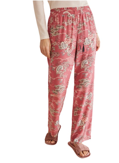 Long cherry pants