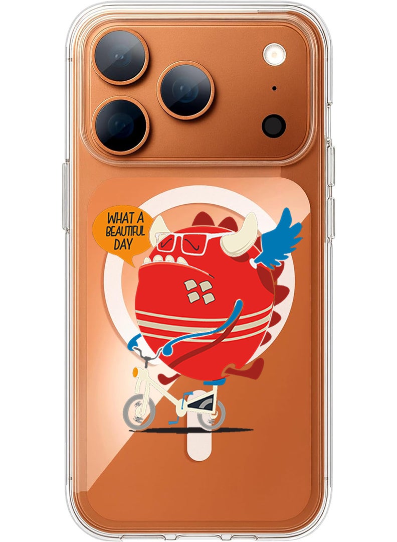 Theodor Magnetic Case for Apple iPhone 17 Pro Compatible with MagSafe Wireless Charging, Shockproof Phone Bumper Cover - Women in Style - Image 1