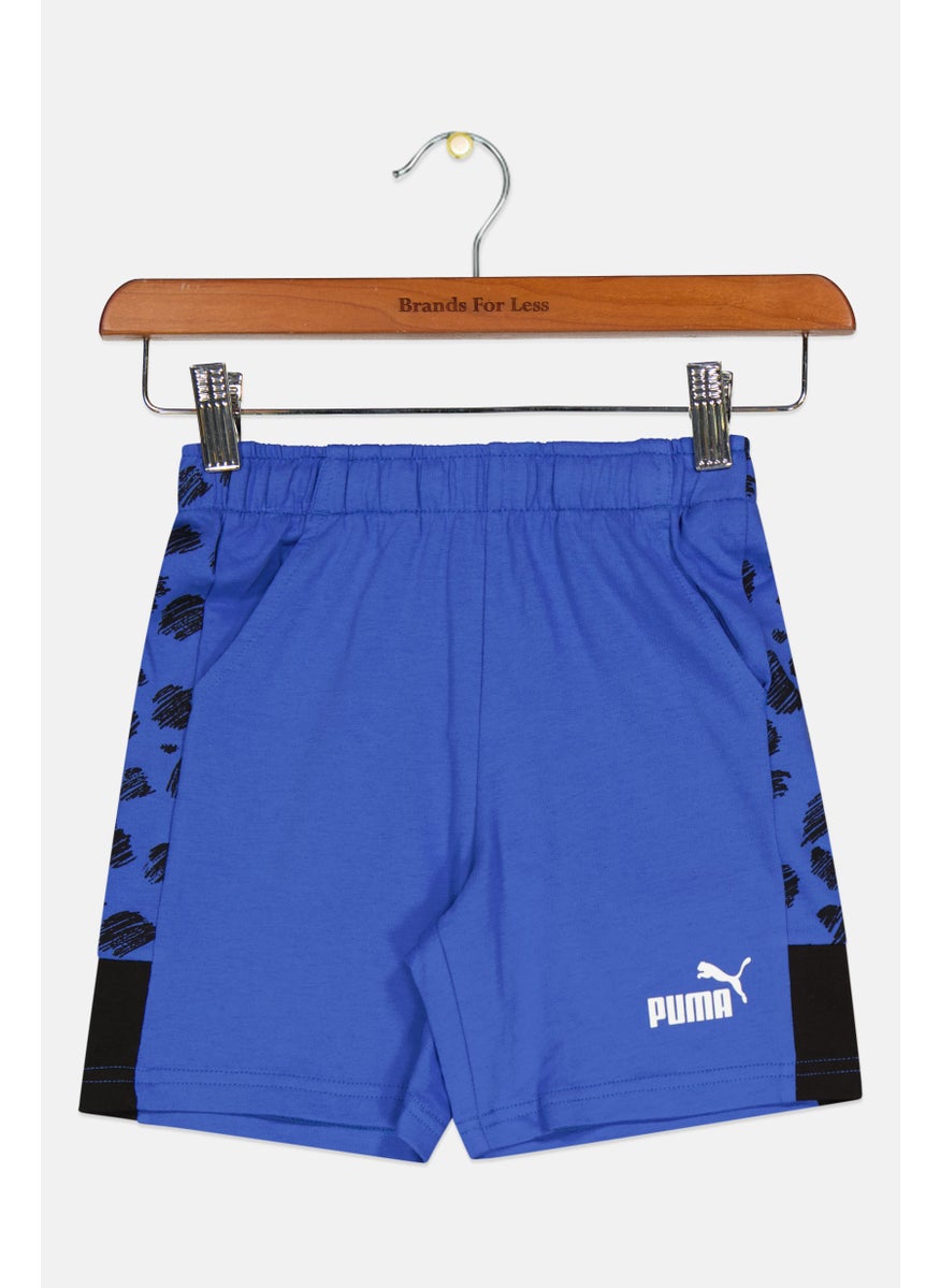 PUMA Kids Boy Sportswear Fit Outdoor Short, Blue/Black  - Image 1