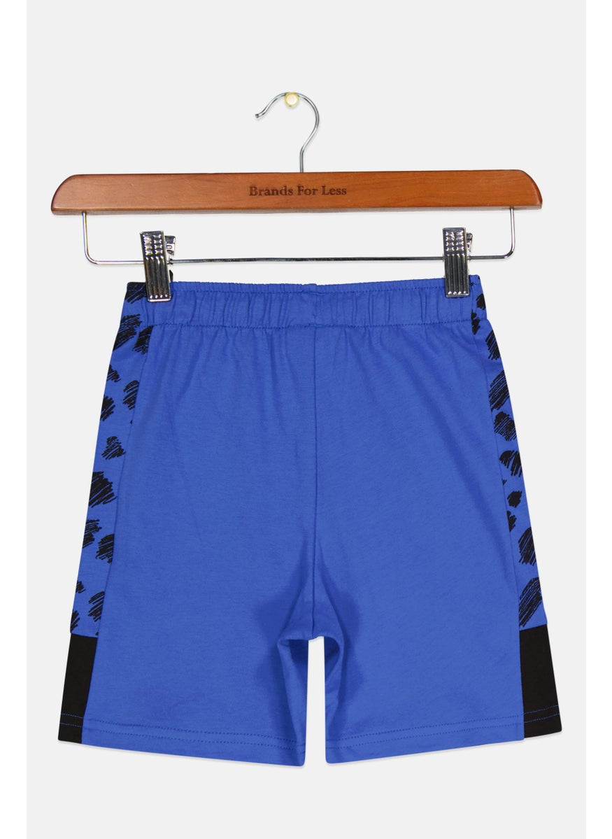 PUMA Kids Boy Sportswear Fit Outdoor Short, Blue/Black  - Image 2