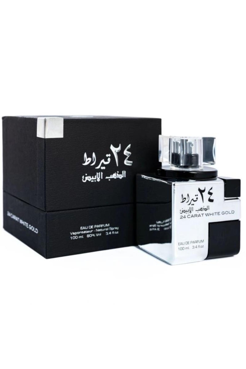 لطافة عطر قيراط الذهب الخالص عيار 24 قيراط للرجال والنساء Edp 100 مل - Image 1