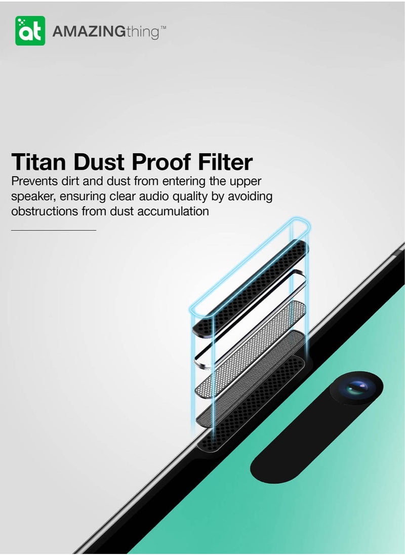 AMAZINGthing Anti Glare Supreme Glass for iPhone 15 Screen Protector Tempered Glass with Titan Dust Proof Filter and Easy Install Tray - [MATTE 2.75D]  - Image 4