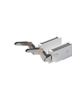 Hinge w push-opener f horizontal dr, white