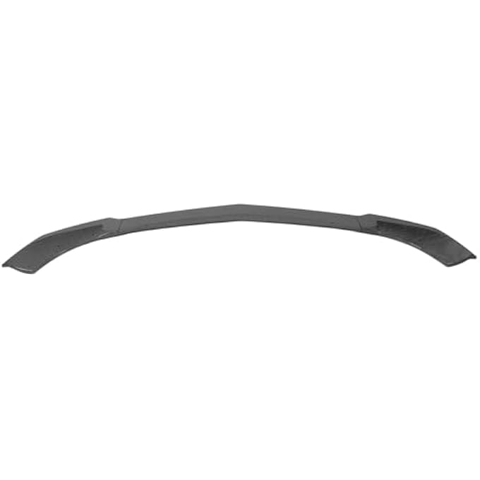 Eujgoov 3PCs Front Bumper Lip Spoiler Scratch Bumper Lip Chin Splitter Kit for C Class W204 2011-2014 (Carbon Fiber Style) - Image 4