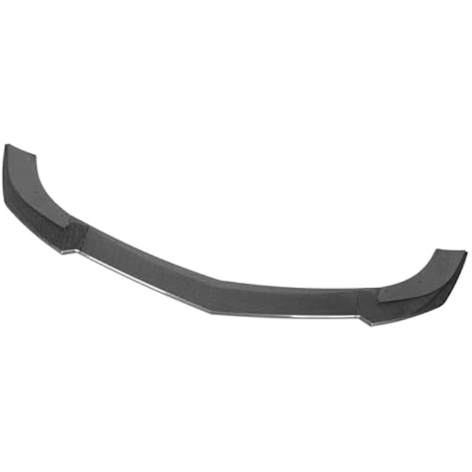 Eujgoov 3PCs Front Bumper Lip Spoiler Scratch Bumper Lip Chin Splitter Kit for C Class W204 2011-2014 (Carbon Fiber Style) - Image 2