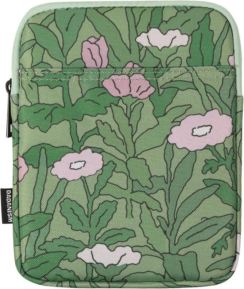 Dadanism 6-7 Inch Universal Padded Sleeve for 7" Colorsoft Signature Edition eReader 2024 and 6" eReader Book, Protective Sleeve Pouch Bag Carrying Case for Kobo E-Reader, Papaver Rhoeas - Image 1