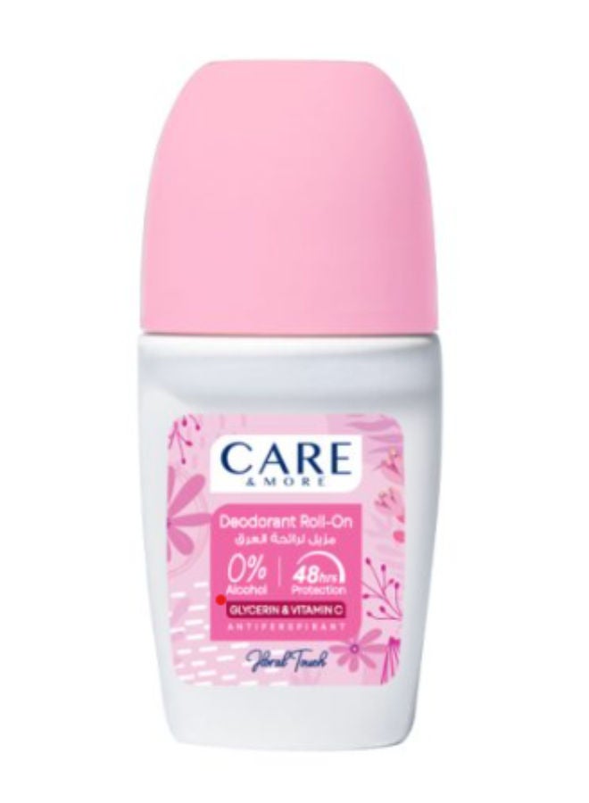 مزيل عرق رول أون بعطر لمسة زهرية