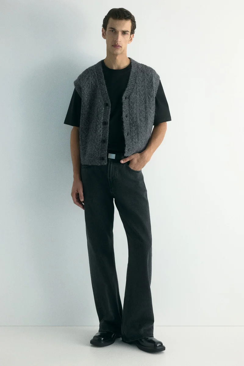 H&M Loose Fit Cable-knit vest