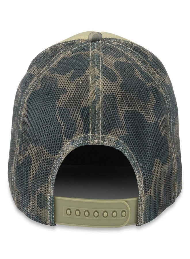 AMERICAN NEEDLE Unisex Liquid Death Mallard Foamy Adjustable Snapback Baseball Hat (24011A-LDEATH-OLIV) - Image 3