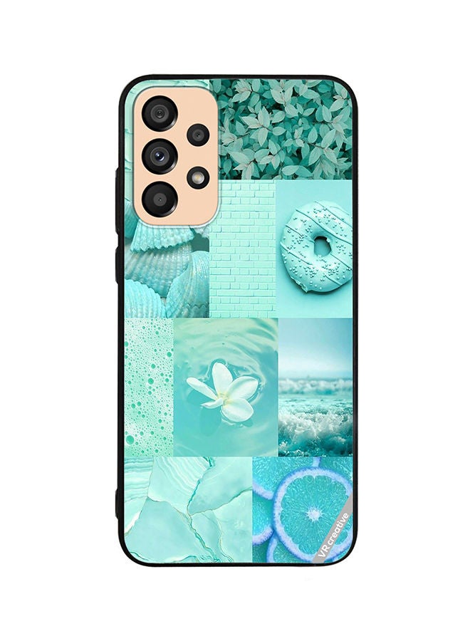 VR CREATIVE Protective Case Cover For Samsung Galaxy A53 5G Mint Abstract College Design Multicolour - Image 1